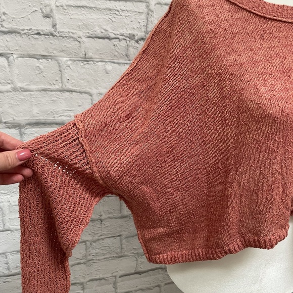 Rust/orange cropped sweater - Picture 4 of 4